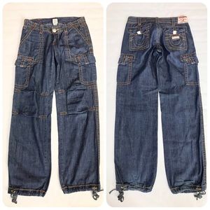 True Religion Cargo Big T Women’s Jeans Size 29